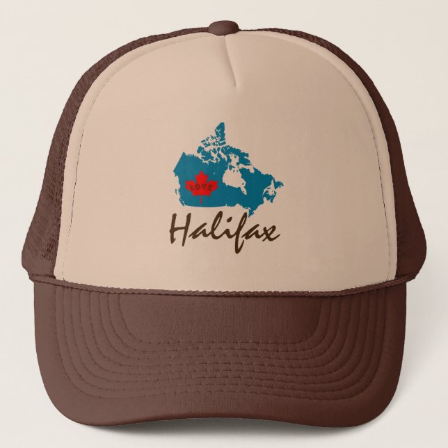 Halifax Nova Scotia Customize Canada hat Truckerkeps (Framsida)
