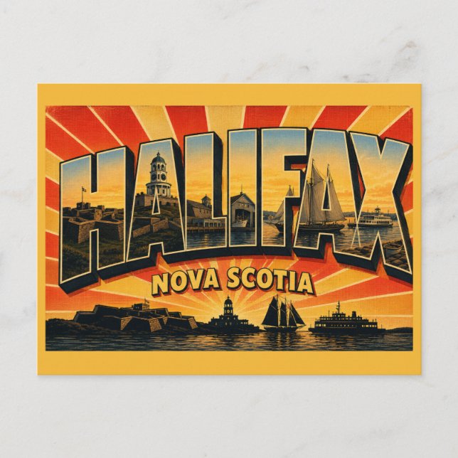 Halifax Nova Scotia huvudstad Vykort (Framsida)