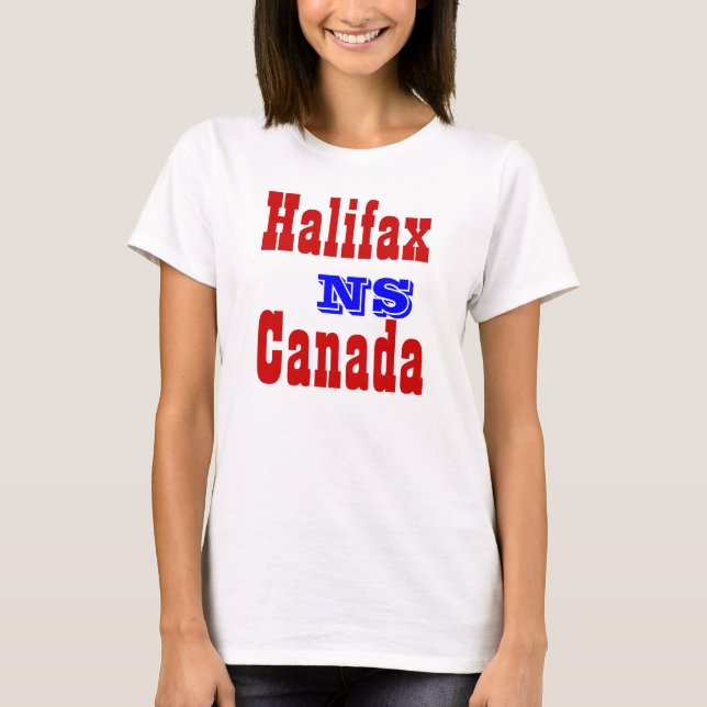 Halifax Nova scotia Kanada T-shirt (Framsida)