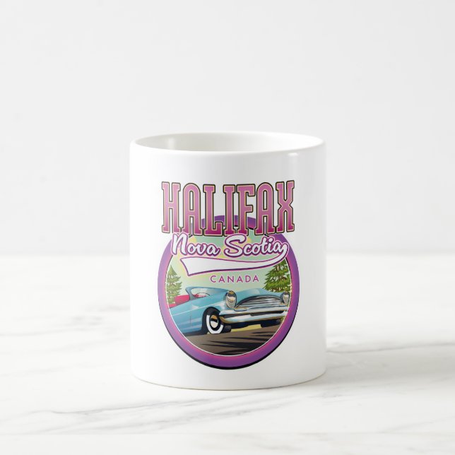 Halifax Nova Scotia reselogotyp  Kaffemugg (Center)