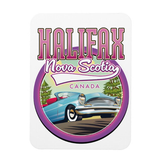 Halifax Nova Scotia reslogotyp  Magnet (Vertikal)