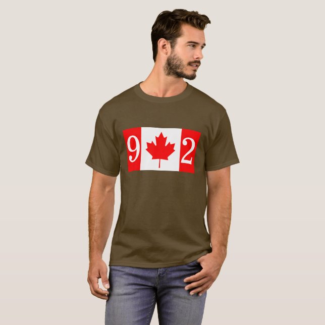 Halifax Nova Scotia shirt 902 Kanada day Shirt T (Hel framsida)