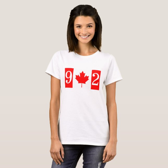 Halifax Nova Scotia shirt 902 Kanada day Shirt T (Hel framsida)