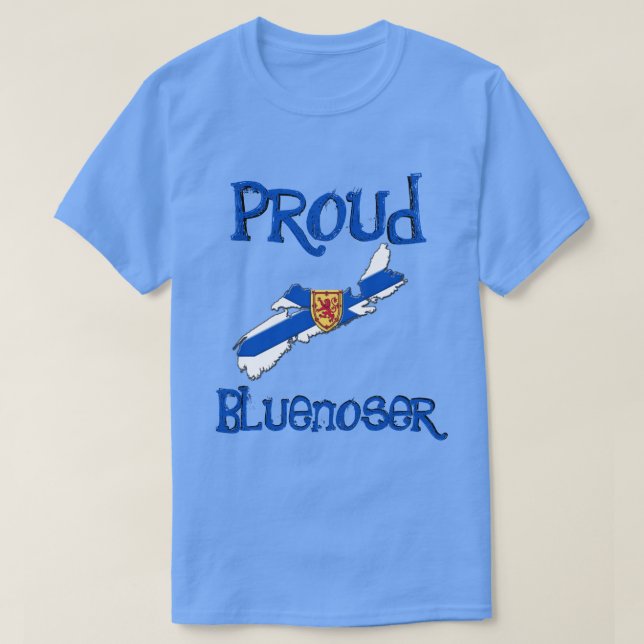 Halifax Nova Scotia T-Shirt Proud Bluenoser (Design framsida)