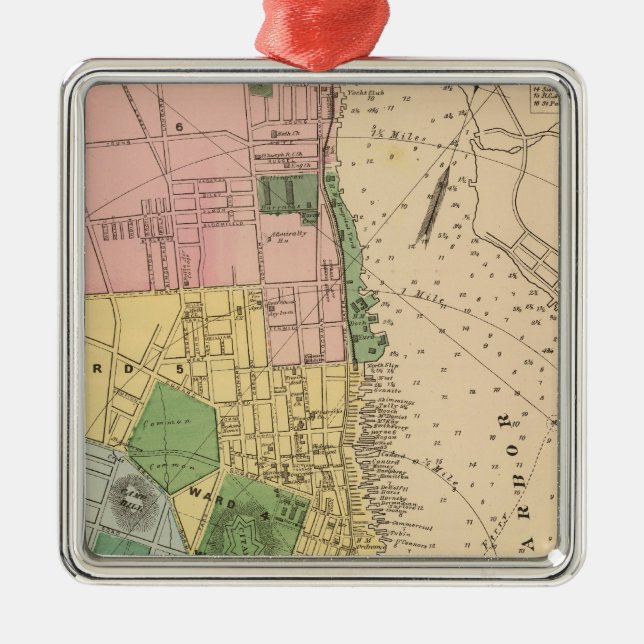 Halifax NS Julgransprydnad Metall (Framsidan)