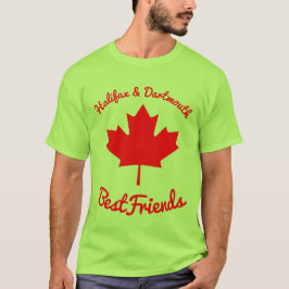 Halifax och Dartmouth Bestkompisars canada-skjorta T Shirt