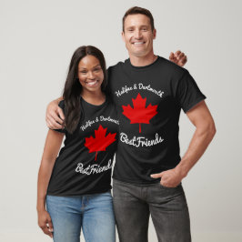 Halifax och Dartmouth Bestkompisars canada-skjorta T Shirt