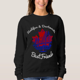 Halifax och Dartmouth Bestkompisars canada-skjorta T Shirt