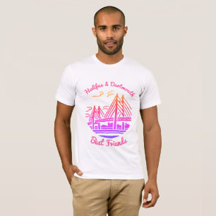Halifax och Dartmouth Nova Scotia bestkompisar T Shirt