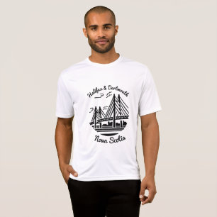 Halifax och Dartmouth Nova Scotia-skjortbron T Shirt