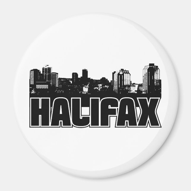 Halifax Skyline Magnet (Framsidan)