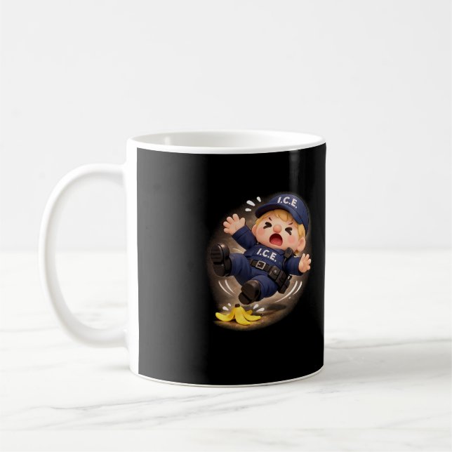 Halkigt När Vått Kaffemugg (Vänster)