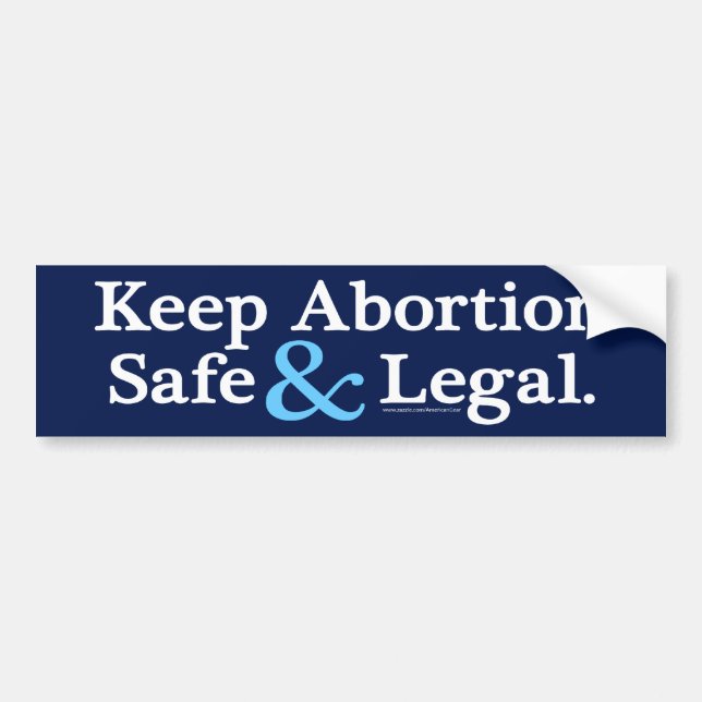 Håll abortkassaskåpet & den lagliga bildekalet bildekal (Framsidan)