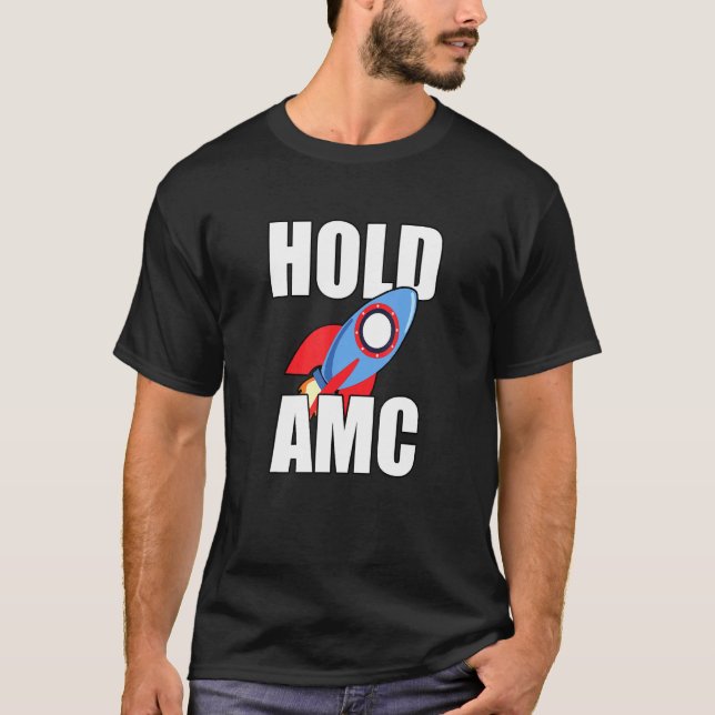 Håll Amc Lagrar-aporna till Måne Kort-högsäcken T Shirt (Framsida)