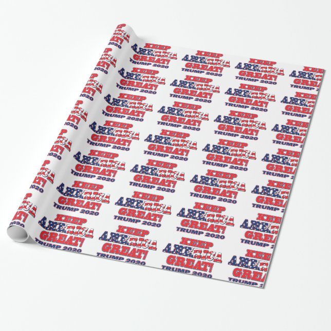 Håll Amerika Stort Igen Trump 2020 Presentpapper (Utrullad)