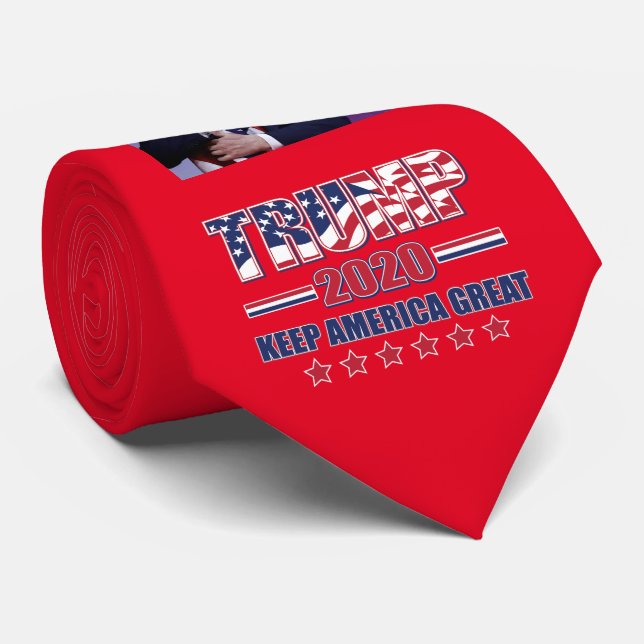 Håll Amerika Stort Trump 2020 Slips (Rullad)
