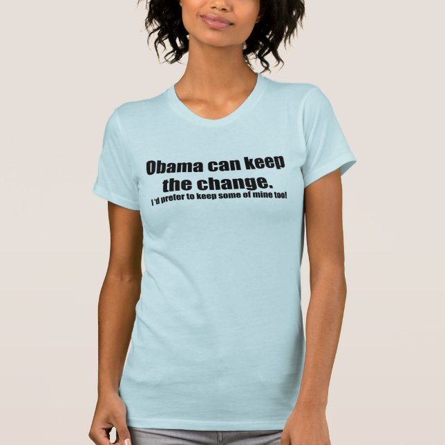 Håll ändringen Obama Tröja (Framsida)