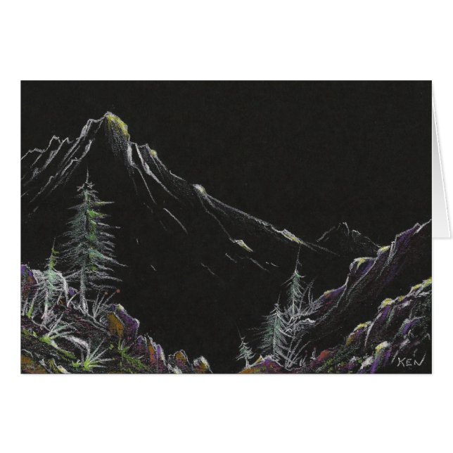 Håll att klättra hälsningskort (Framsidan Horizontal)