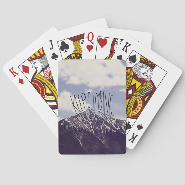 Håll att klättra kortlek (Baksidan)