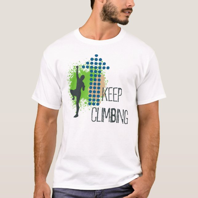 Håll att klättra t shirt (Framsida)