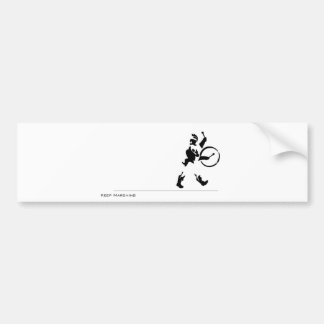 Håll att marschera bildekalet bildekal