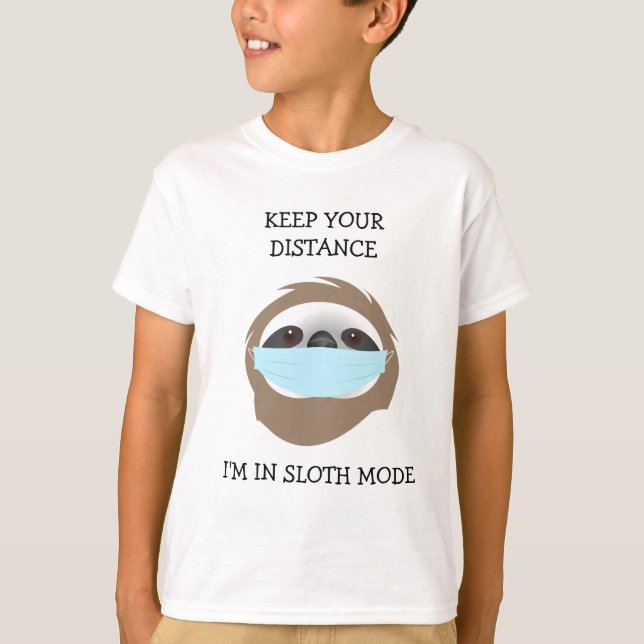 Håll Avstånd, Jag Är i Lutfalls-läge T Shirt (Framsida)