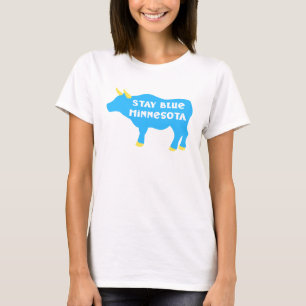 Håll blå Minnesota Babe i blå Ox T Shirt