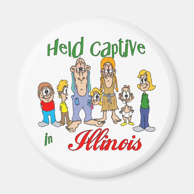 Håll Captive i Illinois Magnet (Framsidan)