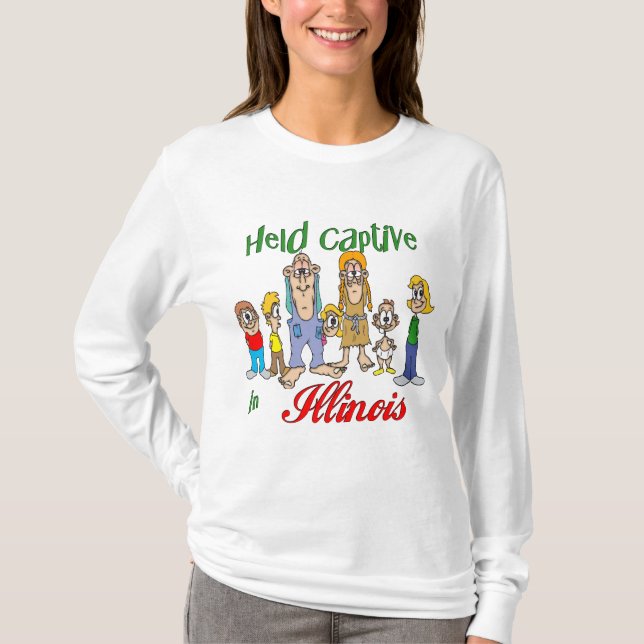 Håll Captive i Illinois T-shirt (Framsida)