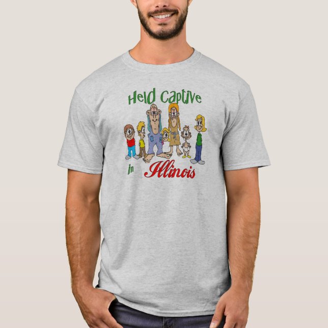 Håll Captive i Illinois Tee Shirt (Framsida)