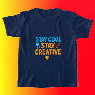 Håll Coolan i Kreativet barn" T Shirt