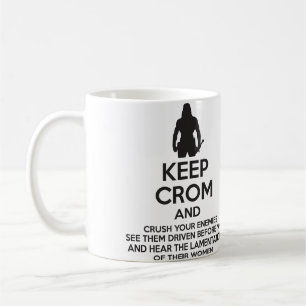 Håll Crom och krossa dina fiender Kaffemugg