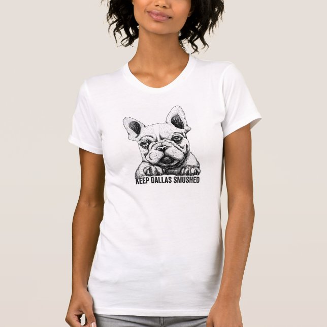 Håll Dallas Smushed! Kortmuggar räddar Tee (Framsida)