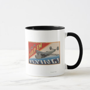 Håll dem Flying/PB2Y-2 Mugg