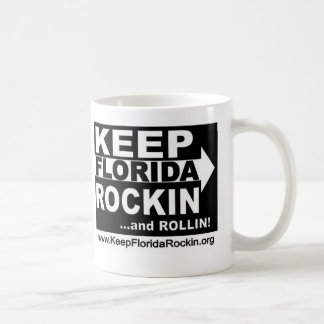 Håll den Florida Rockin muggen Kaffemugg