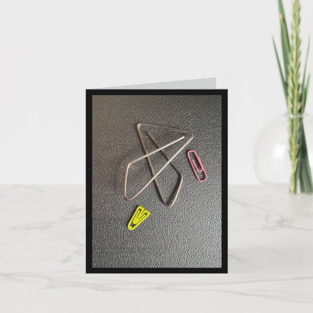 Håll den helt och hållet tillsammans med en paperc kort (Framsida)