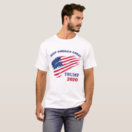 Håll den moderna grafiska flagga Amerika för T Shirt
