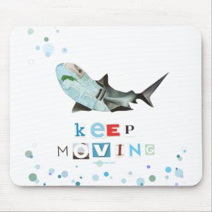 Håll den röra hajen Mousepad Musmatta