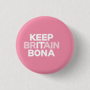Håll det Britannien Bona emblem Knapp