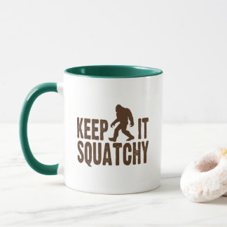 Håll det den Squatchy kaffemuggen Mugg