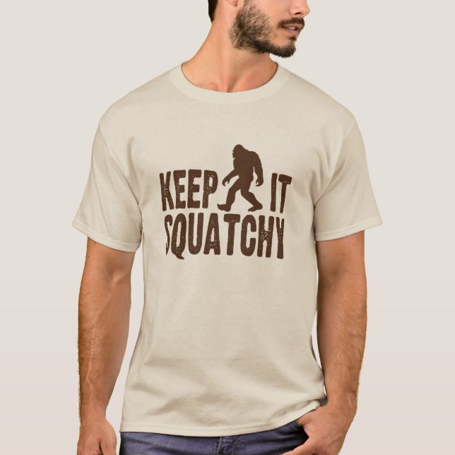 Håll det den Squatchy T-tröja Tröja (Framsida)