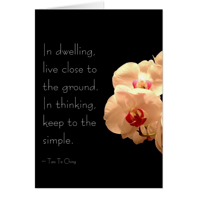 Håll det enkelt hälsningskort (Framsidan)