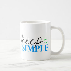 håll det enkelt kaffemugg
