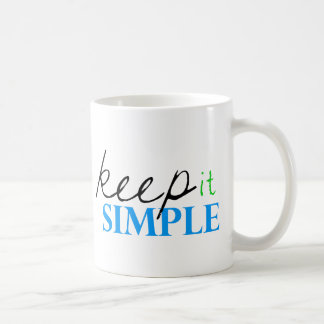håll det enkelt kaffemugg