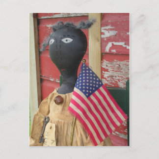 Håll Det Enkelt Primitiv Docka Vykort