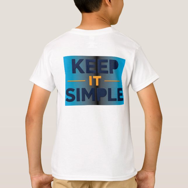 Håll Det Enkelt T Shirt (Baksida)