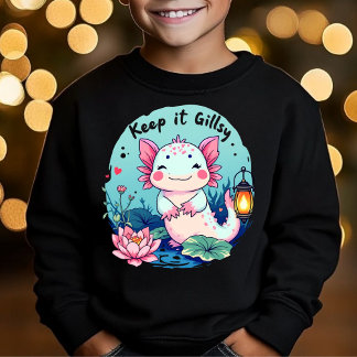Håll Det Gillsigt Sött Axolotl T-shirt