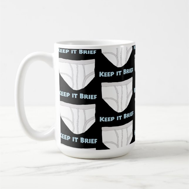 Håll det kort kaffemugg (Vänster)