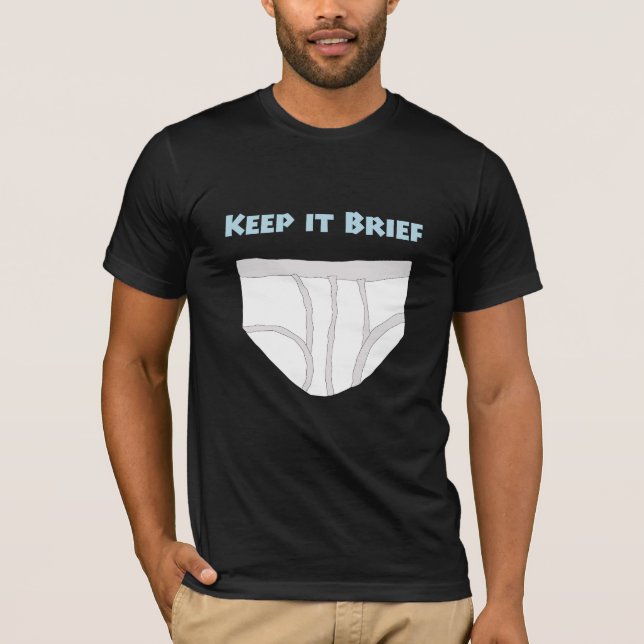 Håll det kort t shirt (Framsida)