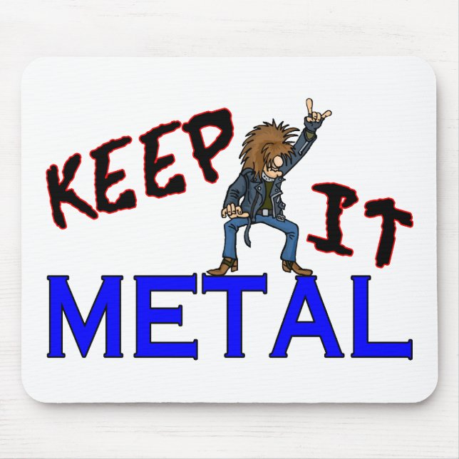 Håll det metall musmatta (Framsidan)